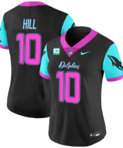 Tua Tagovailoa Miami Dolphins Nike Women's Vice Vapor Limited Stitched Jersey - Black - Image 3