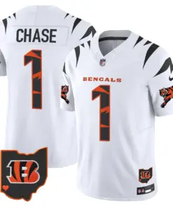 Alternative view of Cincinnati Bengals Nike Special Vapor Limited Stitched Jersey - White