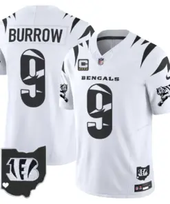 Cincinnati Bengals Nike Special Vapor Limited Stitched Jersey - White - Image 8