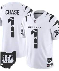 Cincinnati Bengals Nike Special Vapor Limited Stitched Jersey - White - Image 9