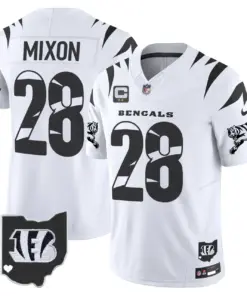 Cincinnati Bengals Nike Special Vapor Limited Stitched Jersey - White - Image 11