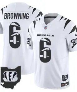 Cincinnati Bengals Nike Special Vapor Limited Stitched Jersey - White - Image 13
