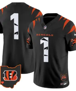 Cincinnati Bengals Nike Special Vapor Limited Stitched Jersey - White - Image 21