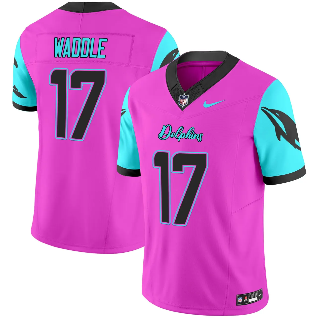 Tua Tagovailoa Miami Dolphins Nike Vice Vapor Limited Stitched Jersey - Black - Image 18