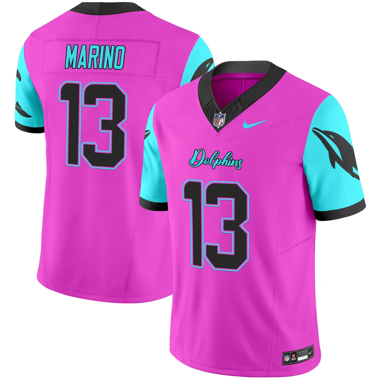 Tua Tagovailoa Miami Dolphins Nike Vice Vapor Limited Stitched Jersey - Black - Image 21