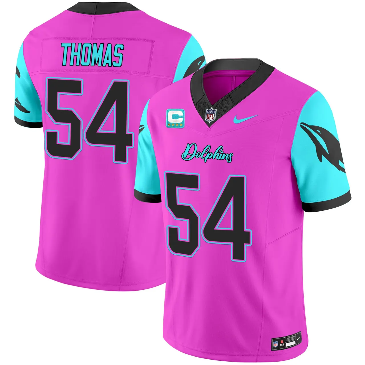 Tua Tagovailoa Miami Dolphins Nike Vice Vapor Limited Stitched Jersey - Black - Image 22