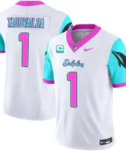 Tua Tagovailoa Miami Dolphins Nike Vice Vapor Limited Stitched Jersey - Black - Image 25