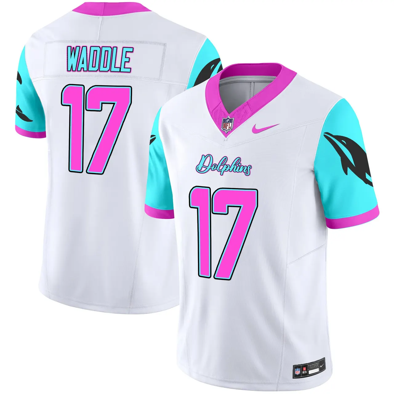 Tua Tagovailoa Miami Dolphins Nike Vice Vapor Limited Stitched Jersey - Black - Image 26