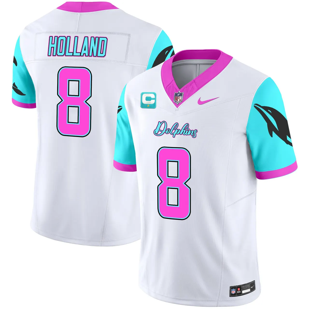 Tua Tagovailoa Miami Dolphins Nike Vice Vapor Limited Stitched Jersey - Black - Image 28