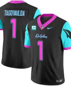 Tua Tagovailoa Miami Dolphins Nike Vice Vapor Limited Stitched Jersey - Black