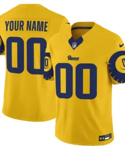 Los Angeles Rams Nike Special Vapor Custom Limited Stitched Jersey - Navy - Image 3