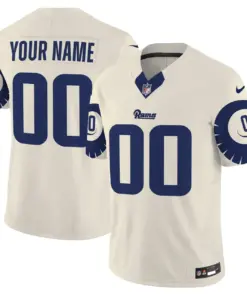 Los Angeles Rams Nike Special Vapor Custom Limited Stitched Jersey - Navy - Image 4