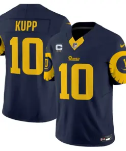 Alternative view of Los Angeles Rams Nike Special Vapor Limited Stitched Jersey - Navy