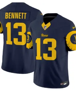 Los Angeles Rams Nike Special Vapor Limited Stitched Jersey - Navy - Image 6