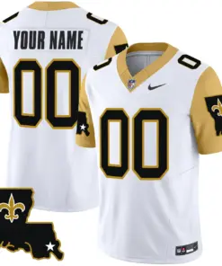 New Orleans Saints Nike 1987 Legacy Vapor Custom Limited Stitched Jersey - White