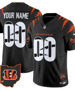 Cincinnati Bengals Nike Special Vapor Custom Limited Stitched Jersey - White - Image 3