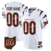 Cincinnati Bengals Nike Special Vapor Custom Limited Stitched Jersey - White