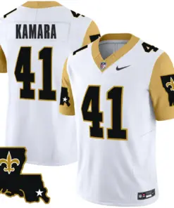 New Orleans Saints Nike 1987 Legacy Vapor Limited Stitched Jersey - White - Image 3