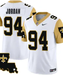 New Orleans Saints Nike 1987 Legacy Vapor Limited Stitched Jersey - White - Image 4