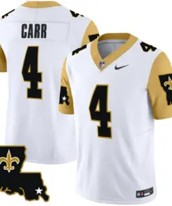 New Orleans Saints Nike 1987 Legacy Vapor Limited Stitched Jersey - White - Image 5