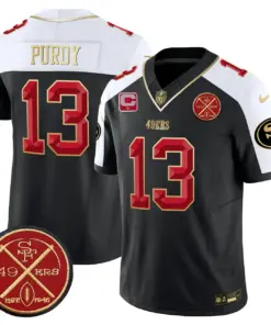 San Francisco 49ers Nike Est.1946 Patch Vapor Limited Stitched Jersey - Anthracite - Image 3
