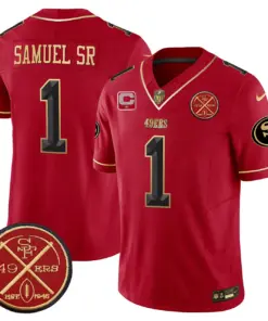 San Francisco 49ers Nike Est.1946 Patch Vapor Limited Stitched Jersey - Anthracite - Image 22
