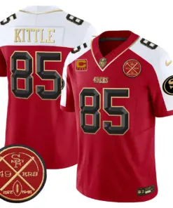 San Francisco 49ers Nike Est.1946 Patch Vapor Limited Stitched Jersey - Anthracite - Image 34