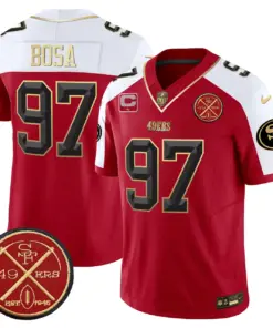 San Francisco 49ers Nike Est.1946 Patch Vapor Limited Stitched Jersey - Anthracite - Image 37