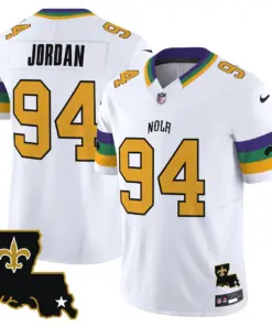 New Orleans Saints Nike 2024 Vapor Limited Stitched Jersey - White - Image 3