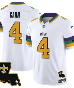 New Orleans Saints Nike 2024 Vapor Limited Stitched Jersey - White - Image 4