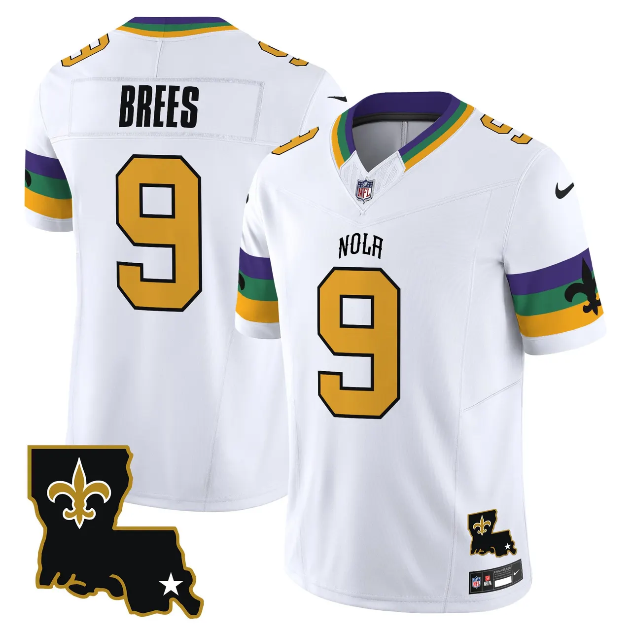 New Orleans Saints Nike 2024 Vapor Limited Stitched Jersey - White - Image 5