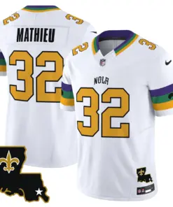 New Orleans Saints Nike 2024 Vapor Limited Stitched Jersey - White - Image 7