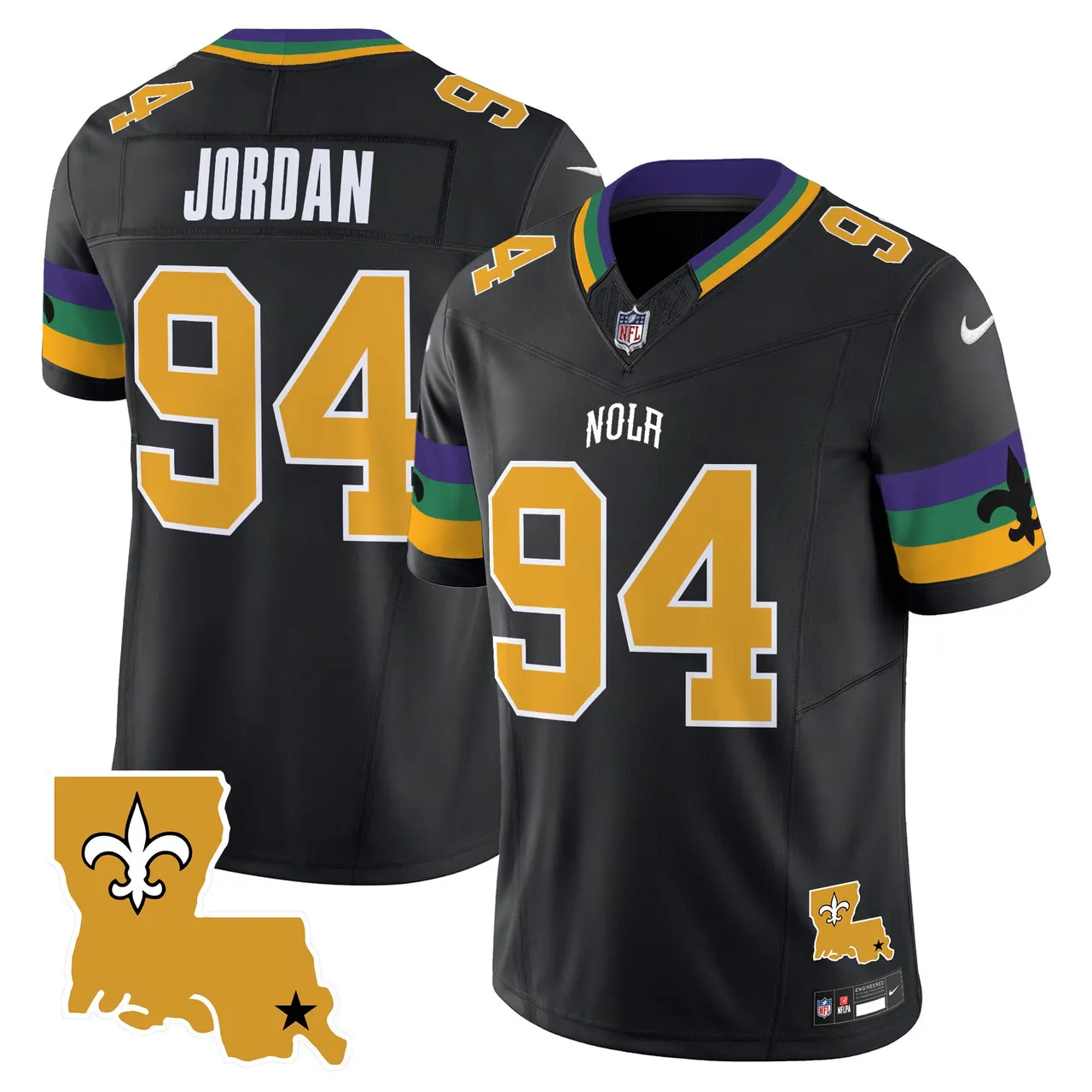 New Orleans Saints Nike 2024 Vapor Limited Stitched Jersey - White - Image 10