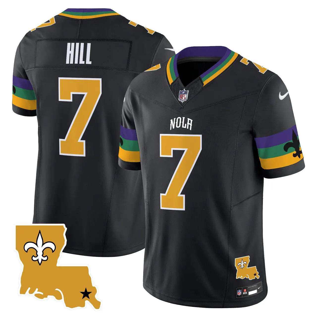 New Orleans Saints Nike 2024 Vapor Limited Stitched Jersey - White - Image 13