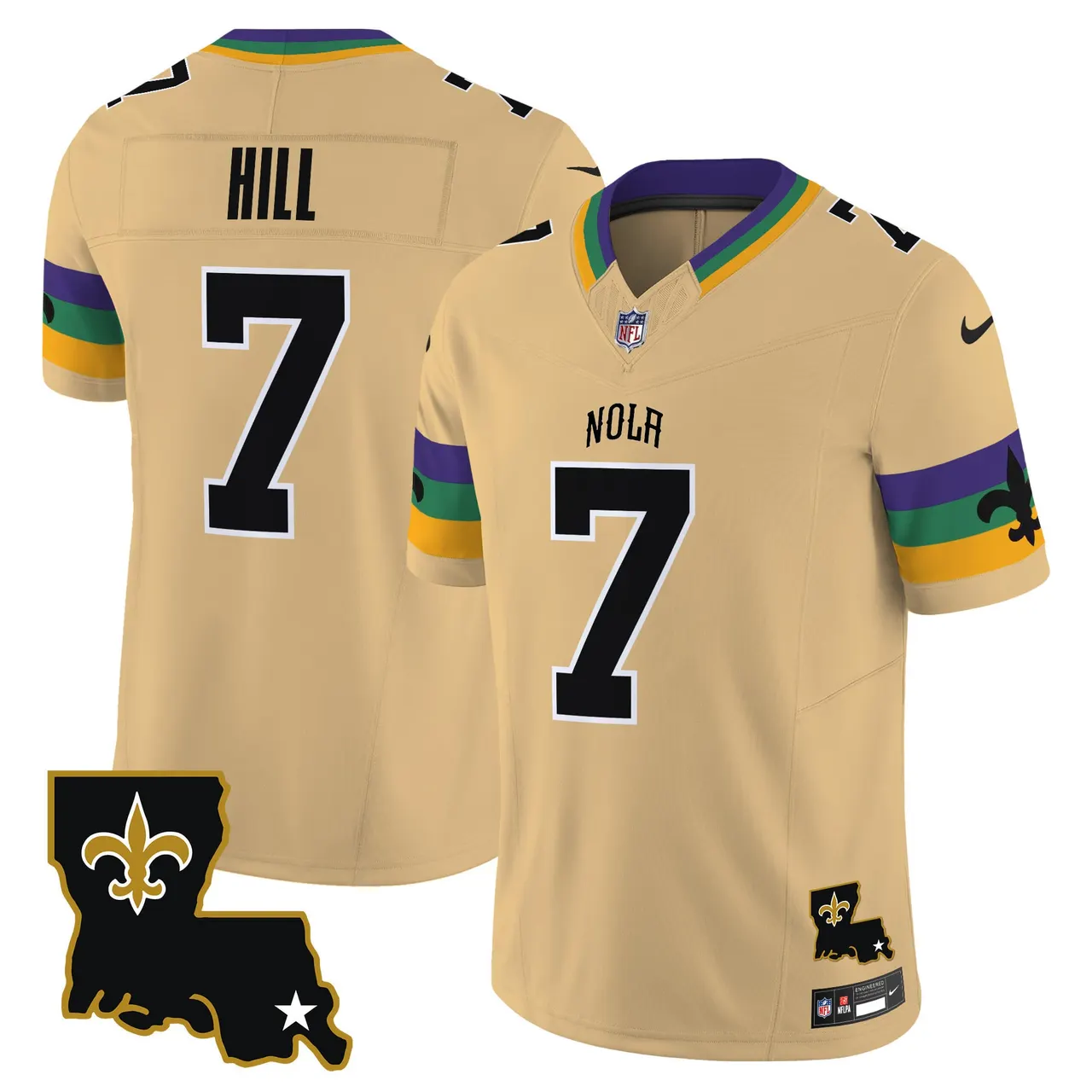 New Orleans Saints Nike 2024 Vapor Limited Stitched Jersey - White - Image 20