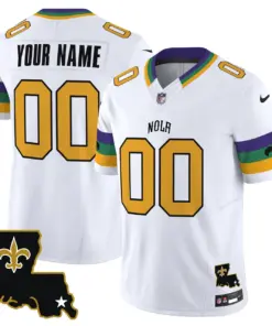 New Orleans Saints Nike 2024 Vapor Custom Limited Stitched Jersey - White