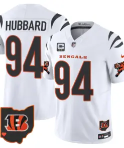 Cincinnati Bengals Nike 2024 Vapor Limited Stitched Jersey - White - Image 3