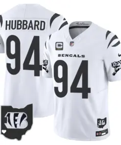 Cincinnati Bengals Nike 2024 Vapor Limited Stitched Jersey - White - Image 10