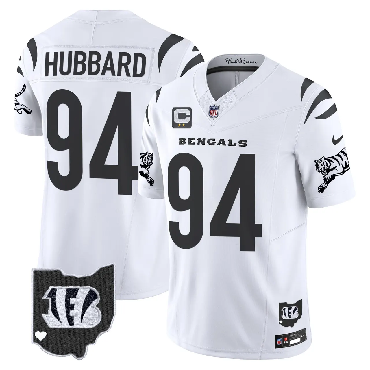 Cincinnati Bengals Nike 2024 Vapor Limited Stitched Jersey - White - Image 10