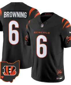 Cincinnati Bengals Nike 2024 Vapor Limited Stitched Jersey - White - Image 20