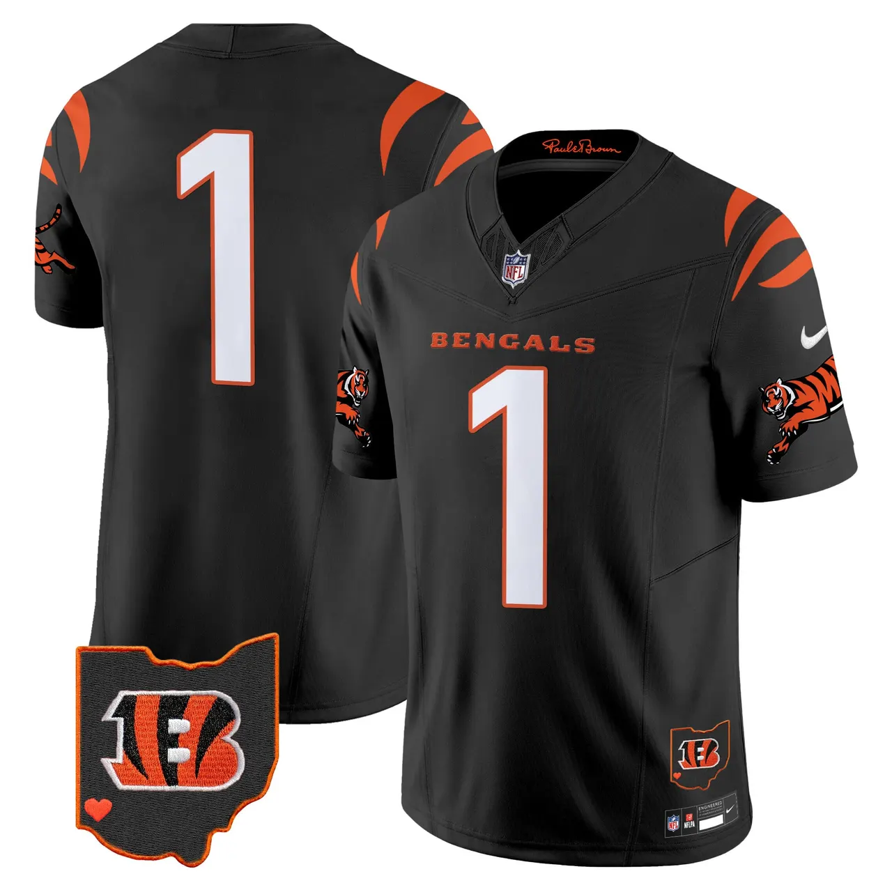 Cincinnati Bengals Nike 2024 Vapor Limited Stitched Jersey - White - Image 21