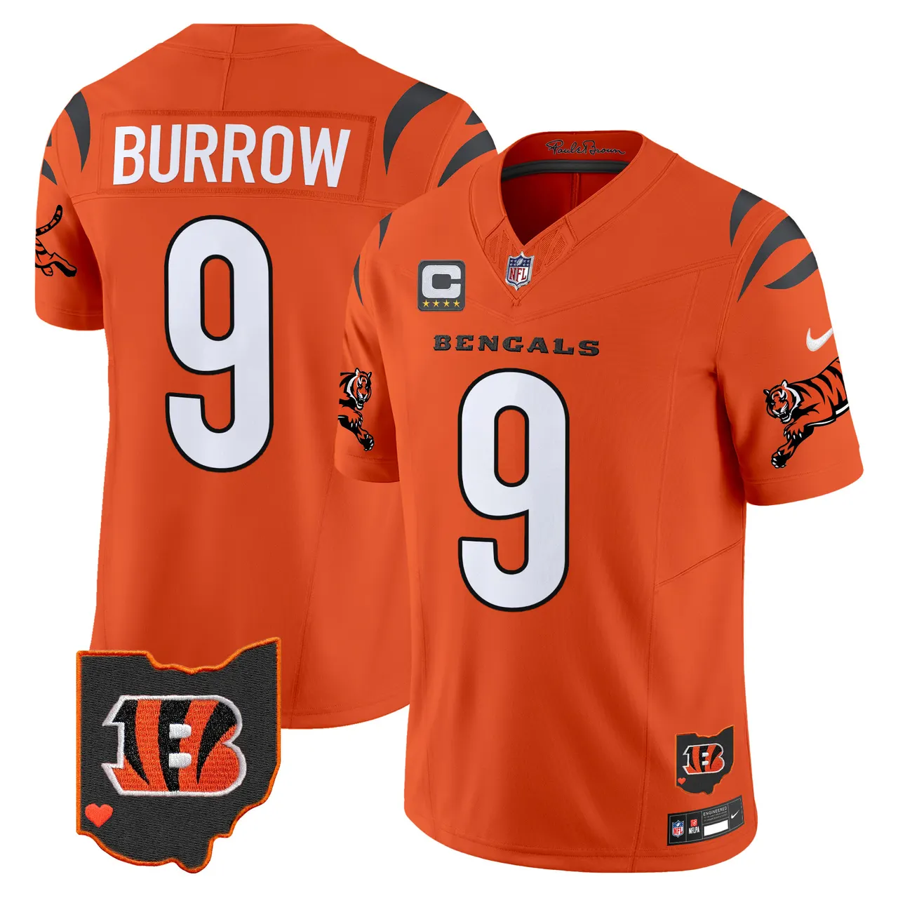 Cincinnati Bengals Nike 2024 Vapor Limited Stitched Jersey - White - Image 22