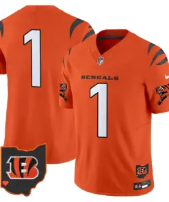 Cincinnati Bengals Nike 2024 Vapor Limited Stitched Jersey - White - Image 28