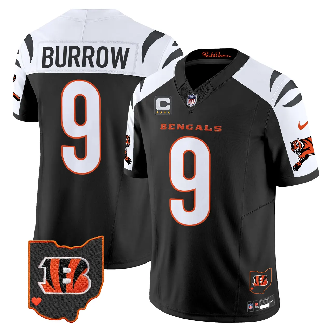 Cincinnati Bengals Nike 2024 Vapor Limited Stitched Jersey - White - Image 29