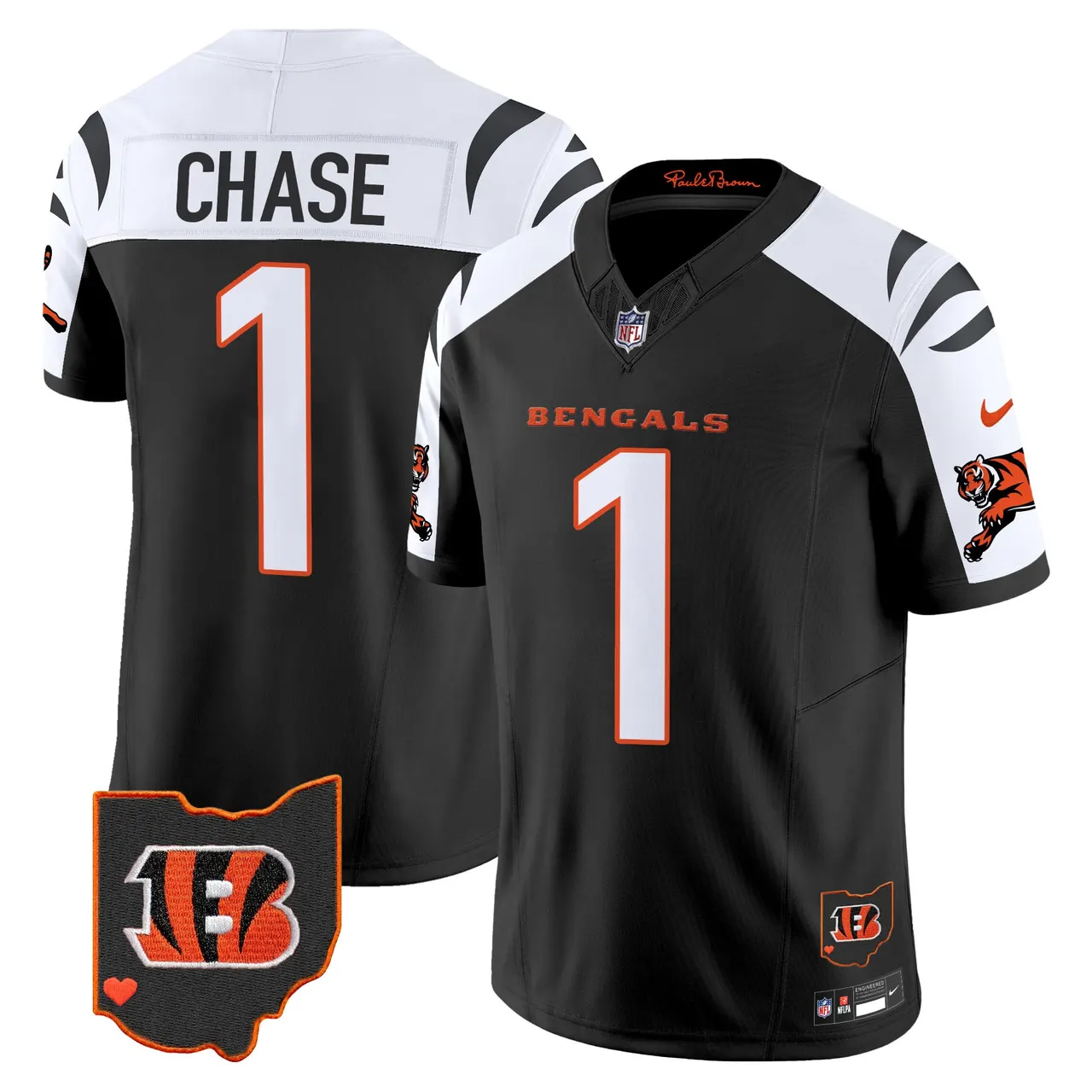 Cincinnati Bengals Nike 2024 Vapor Limited Stitched Jersey - White - Image 30
