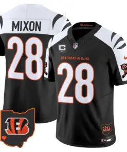 Cincinnati Bengals Nike 2024 Vapor Limited Stitched Jersey - White - Image 32