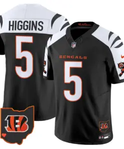 Cincinnati Bengals Nike 2024 Vapor Limited Stitched Jersey - White - Image 33