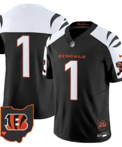 Cincinnati Bengals Nike 2024 Vapor Limited Stitched Jersey - White - Image 35