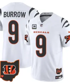 Cincinnati Bengals Nike 2024 Vapor Limited Stitched Jersey - White