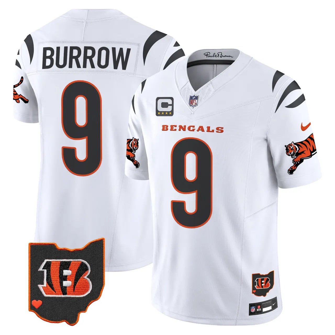Cincinnati Bengals Nike 2024 Vapor Limited Stitched Jersey - White